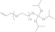 O-ALLYLOXY(POLYETHYLENEOXY)TRIISOPROPOXYTITANATE, 95%