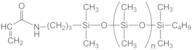 monoACRYLAMIDOPROPYL TERMINATED POLYDIMETHYLSILOXANE, asymmetric