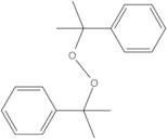 DICUMYL PEROXIDE, 25%; in polydimethylsiloxane 40%, with 35% calcium carbonate