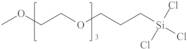 METHOXY(TRIETHYLENEOXY)PROPYLTRICHLOROSILANE, 92%