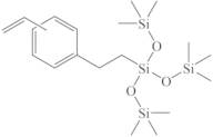 STYRYLETHYLTRIS(TRIMETHYLSILOXY)SILANE, mixed isomers, tech