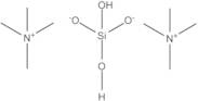 TETRAMETHYLAMMONIUM SILICATE, 16-20% in water