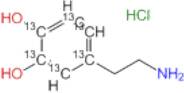 2-(3,4-Dihydroxyphenyl-13C6)ethylamine HCl