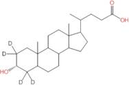 Lithocholic-2,2,4,4-d4 Acid