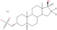 Sodium 5α-Androstan-3α,17β-diol-16,16,17α-d33-Sulfate