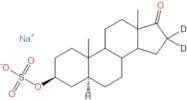 Sodium 5α-Androstan-3β-ol-17-one-16,16-d2 Sulfate