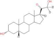 5β-Pregnan-3α,21-diol-20-one-17α,21,21-d3