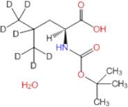 L-Leucine-d7-N-t-BOC H2O(iso-propyl-d7)