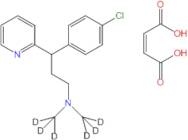 (±)-Chlorpheniramine-d6Maleate (N,N-dimethyl-d6)