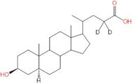 5α-Cholanic Acid-3β-ol-23,23-d2