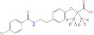 Bezafibrate-d6 (dimethyl-d6)