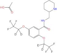 Flecainide-d4 Acetate [bis(2,2,2-trifluoroethoxy-1,1-d2)]