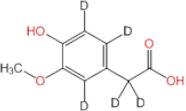 (4-Hydroxy-3-methoxyphenyl-d3)acetic-α,α-d2 Acid