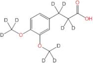 3-(3,4-Dimethoxy-d6-phenyl)-propionic-2,2,3,3-d4 Acid