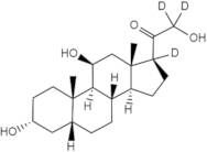 5beta-Pregnan-3alpha, 11beta,21-triol-20-one-17alpha,21,21-d3 (Tetrahydrocorticosterone)