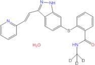 Axitinib-d3 H2O (N-methyl-d3)(Axitinib)