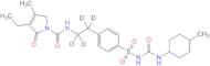 Glimepiride-d4 (phenylethyl-a,a,b,b-d4) (cis/trans)