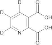 Quinolinic-4,5,6-d3 acid