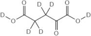 2-Oxo-1,5-pentanedioic Acid-d6