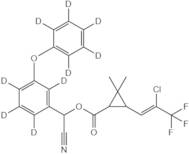 Cyhalothrin-d9 (phenoxyphenyl-d9) (mixture of isomers) N/A