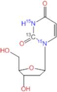 2'-Deoxyuridine-2-13C;1,3-15N