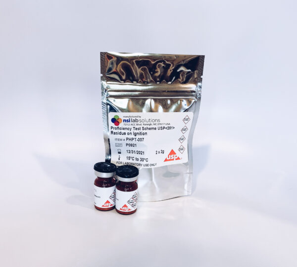 USP Residue on Ignition Proficiency Test 40PHPT007