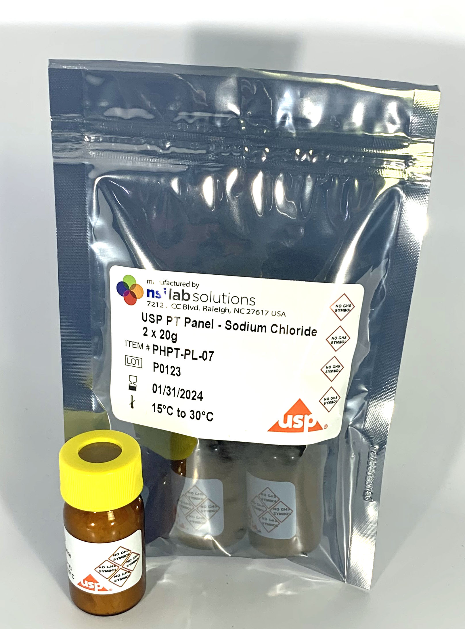 USP Proficiency Test Panel Sodium Chloride PHPTPL07 40PHPTPL07