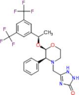 Desfluoro Aprepitant (5-{[(2R,3S)-2-{(R)-1-[3,5-Bis(trifluoromethyl)phenyl]ethoxy}-3-phenylmorpholino]methyl}-2H-1,2,4-triazol-3(4H)-one)
