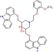 Carvedilol Related Compound B (3,3'-(2-(2-methoxyphenoxy)ethylazanediyl)bis(1-(9H-carbazol-4-yloxy)propan-2-ol))
