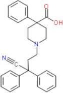 Diphenoxylate Related Compound A CI (1-(3-Cyano-3,3-diphenylpropyl)-4-phenylpiperidine-4-carboxylic acid)