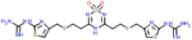 Famotidine Related Compound B (3,5-Bis[2-[[2-[(diaminomethylene)amino]thiazol-4-yl]methylthio]ethyl]-4H-1,2,4,6-thiatriazine 1,1-dioxide)