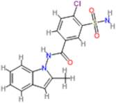 Indapamide Related Compound A (4-chloro-N-(2-methyl-1H-indol-1-yl)-3-sulfamoylbenzamide)
