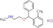 Orphenadrine Related Compound C (N-methyl-2-[phenyl(o-tolyl)methoxy]ethanamine hydrochloride)