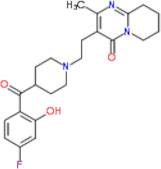 Risperidone Related Compound G (3-{2-[4-(4-Fluoro-2-hydroxybenzoyl)piperidin-1-yl]ethyl}-2-methyl-6,7,8,9-tetrahydro-4H-pyrido[1,2-a]pyrimidin-4-one hydrochloride)