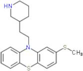 Thioridazine Related Compound F (2-(Methylthio)-10-[2-(piperidin-2-yl)ethyl]-10H-phenothiazine hydrochloride) (DISCONTINUED)