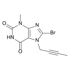 3-Methyl-7-(2-butyn-1-yl)-8-bromoxanthine