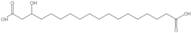 3-Hydroxyoctadecanedioic acid