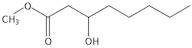 Methyl 3-Hydroxyoctanoate