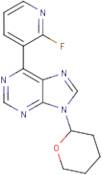 6-(2-Fluoropyridin-3-yl)-9-(tetrahydro-2H-pyran-2-yl)-9H-purine