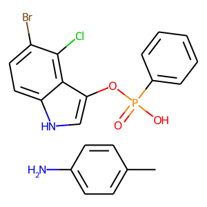 5-Bromo-4-chloro-3-indolyl phenyl phosphonate, p-toluidine salt