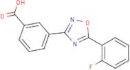 3-(5-(2-Fluorophenyl)-1,2,4-oxadiazol-3-yl)benzoic acid