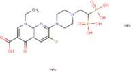 7-[4-(2,2-Diphosphonoethyl)piperazin-1-yl]-1-ethyl-6-fluoro-4-oxo-1,4-dihydro-1,8-naphthyridine-3-carboxylic acid dihydrobromide