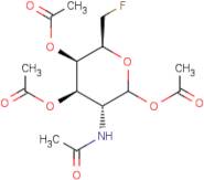 2-Acetamido-1,3,4-tri-O-acetyl-2,6-dideoxy-6-fluoro-D-glucopyranose