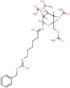 2-Acetamido-3,4,6-tri-O-acetyl-N-(N-Cbz-?-aminocaproyl)-2-deoxy-?-D-glucopyranosylamine