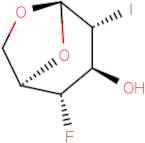 1,6-Anhydro-2,4-dideoxy-4-fluoro-2-iodo-β-D-glucopyranose