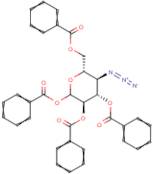 1-O-Acetyl-4-azido-2,3,6-tri-O-benzoyl-4-deoxy-D-glucopyranose
