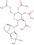 1,6-Anhydro-3,4-O-isopropylidene-2-O-(2,3,4,6-tetra-O-acetyl-?-D-galactopyranosyl)-?-D-galactopyrano