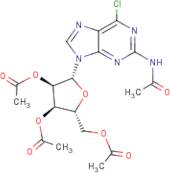 2-Acetamido-6-chloro-9-(2,3,5-tri-O-acetyl-?-D-ribofuranosyl)purine