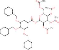 1-O-(3,4,5-Tri-O-benzyl)-galloyl ?-D-glucopyranoside tetraacetate