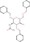 Benzyl 2-acetamido-3,6-di-O-benzyl-2-deoxy-?-D-glucopyranoside